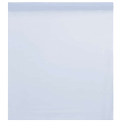 VIDAXL FILM FILM STATIQUE MATTE STATIQUE Transparent blanc 60x1000 cm PVC
