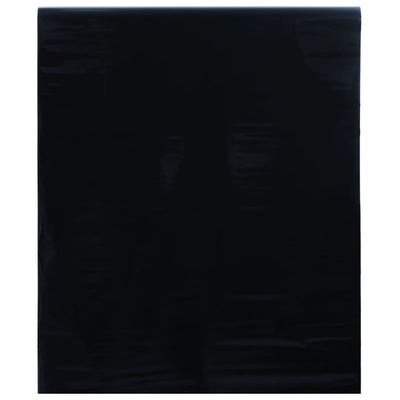 VIDAXL FILLAGE STATIQUE MATTE NOIR 60 X 2000 CM PVC