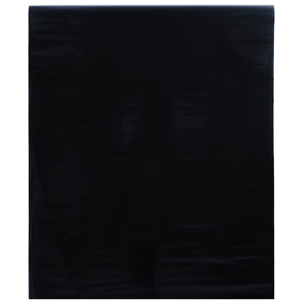 VIDAXL FILLAGE STATIQUE MATTE NOIR 90 X 500 CM PVC