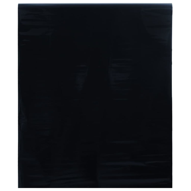 VIDAXL FILLAGE STATIQUE MATTE NOIR 90 X 1000 CM PVC