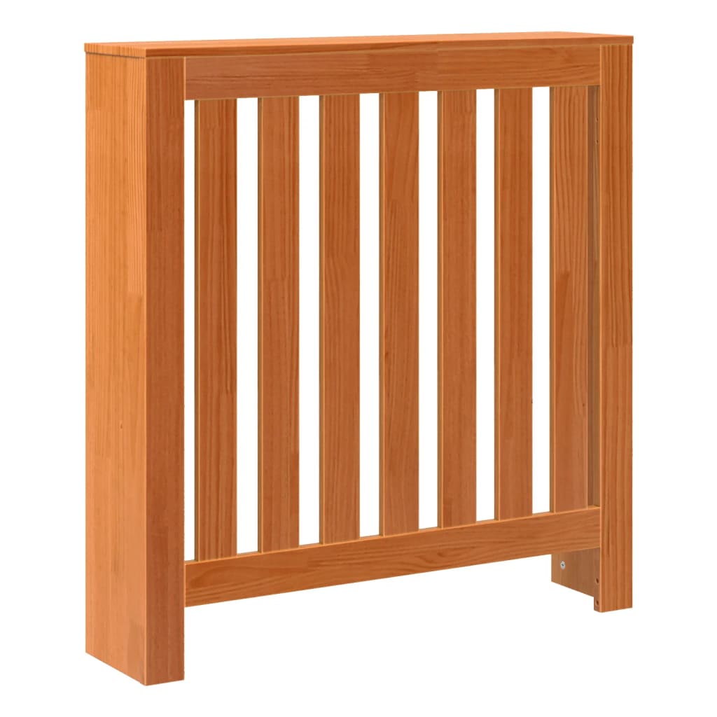 Construction de radiatorom vidaxl 79.5x19x84 cm Brunier en pin massif