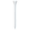 Vidaxl 1000 st wavtes 83 mm de bambou blanc