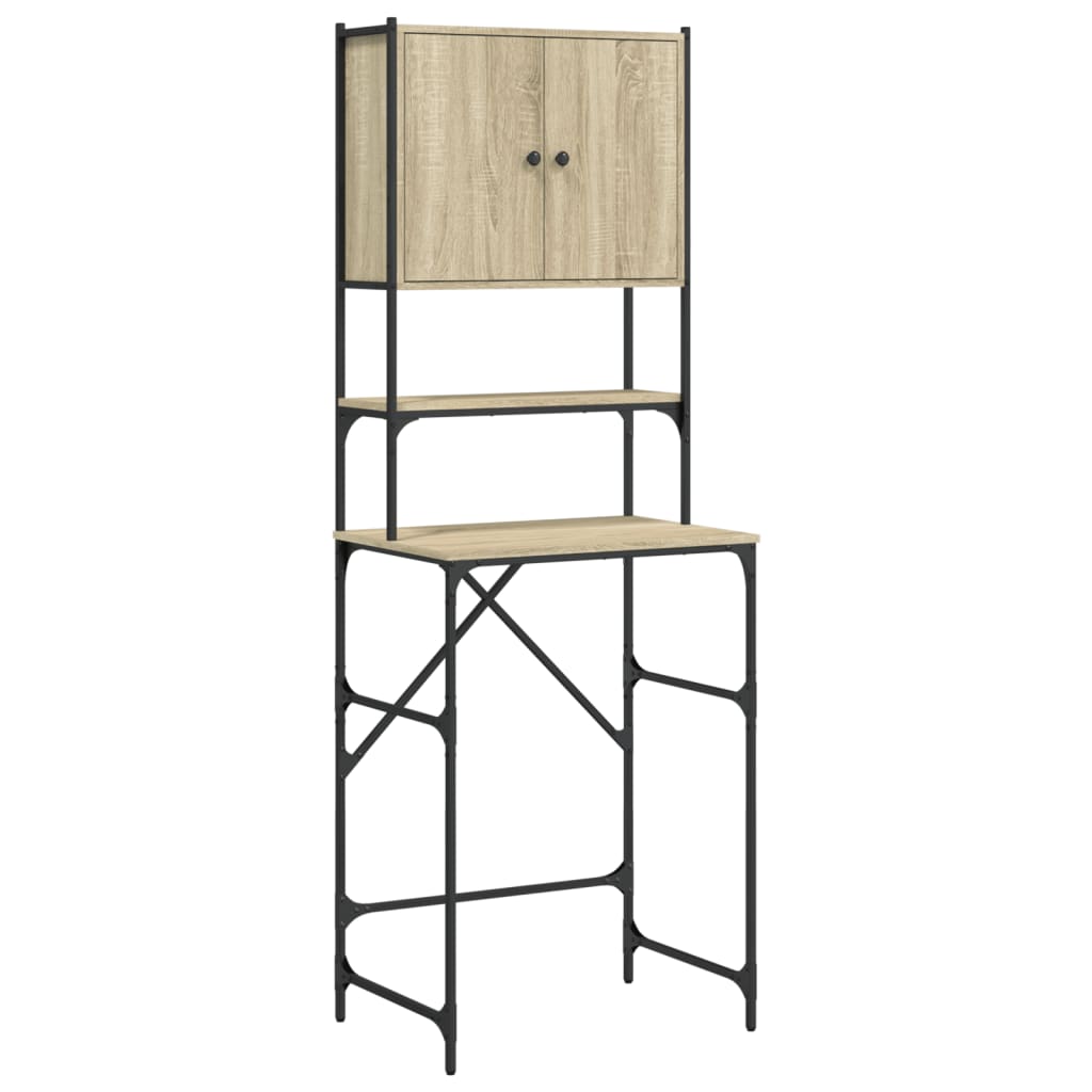 Vidaxx meuble lave-linge 68x48,5x194 cm couleur chêne sonoma