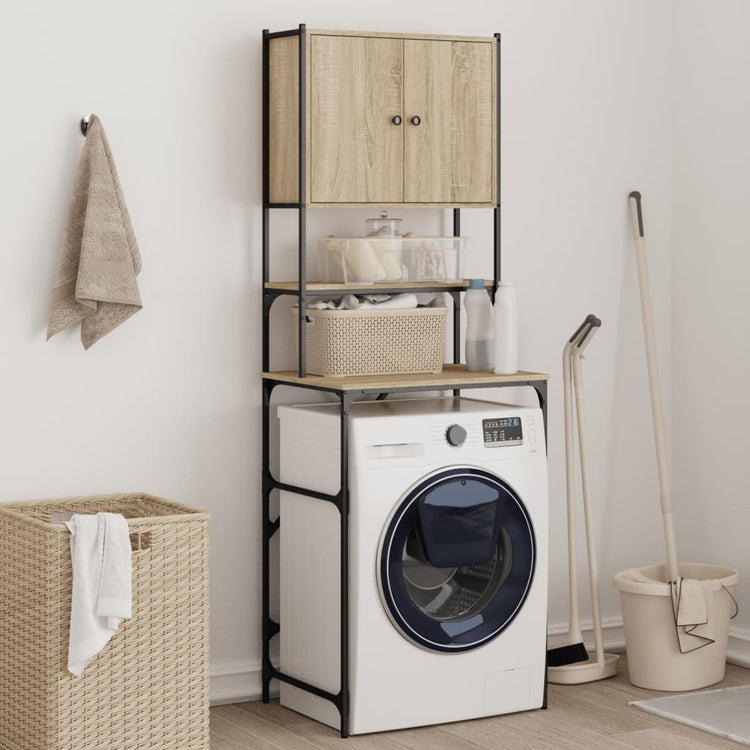 Vidaxx meuble lave-linge 68x48,5x194 cm couleur chêne sonoma