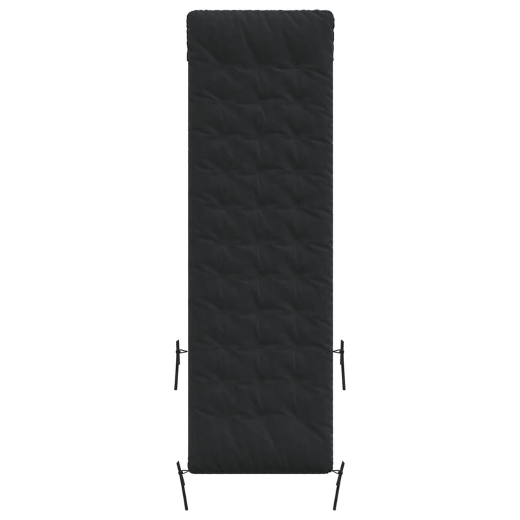 Vidaxl Lounge Cushion 160x50x10 cm kunstsuède noir