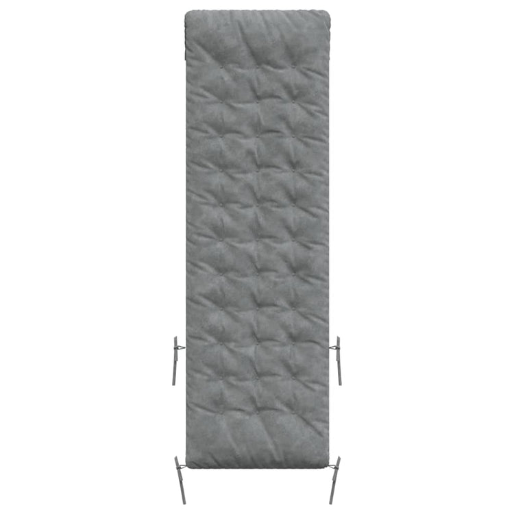 Vidaxl Lounger Cushion 160x50x10 cm Kunstsuède Gray