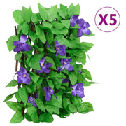 Vidaxl plante artificielle Ivy sur Latwerk 5 St s'étend 180x20 cm vert - afbeelding 1