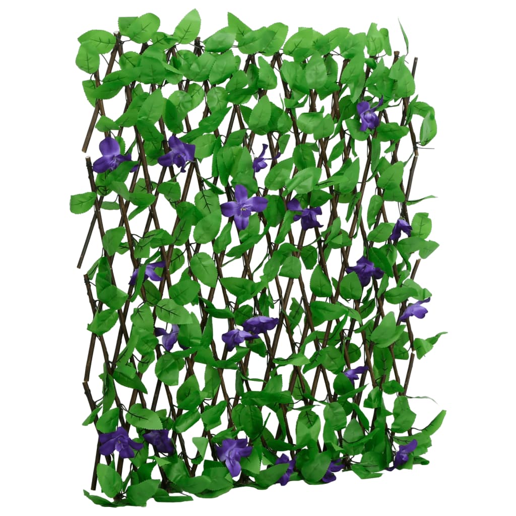 Vidaxl plante artificielle Ivy sur latwerk extraidable 180x70 cm vert