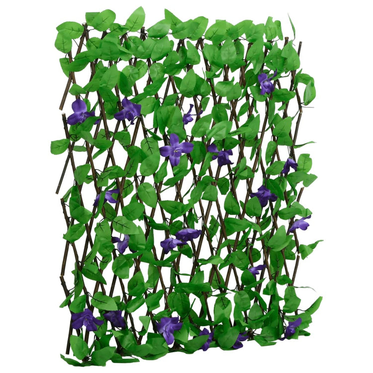 Vidaxl plante artificielle Ivy sur latwerk extraidable 180x70 cm vert