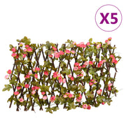 Vidaxl plante artificielle Ivy Latwerk 5 St Excudence 180x20 cm Rose foncé - afbeelding 1