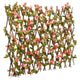 Vidaxl plante artificielle Ivy sur latwerk extraidable 180x60 cm rose foncé