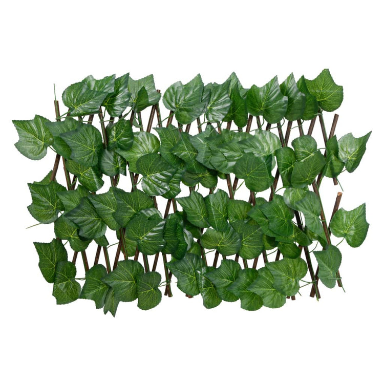 Vidaxl Plant artificiel Leaf de raisin latwerk 5 pcs extensible 180x20 cm vert