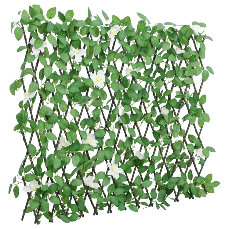 Vidaxl plante artificielle Ivy sur latwerk extraidable 186x30 cm vert