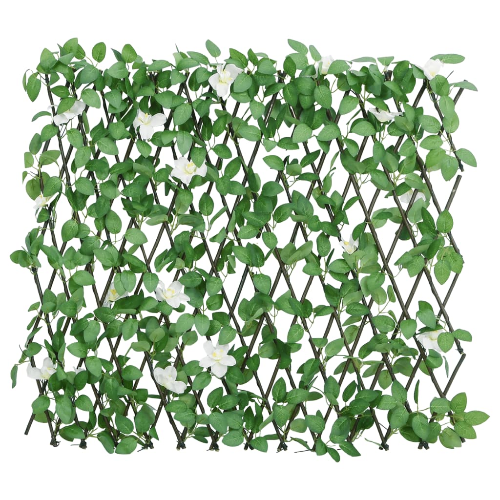 Vidaxl plante artificielle Ivy sur latwerk extraidable 186x30 cm vert