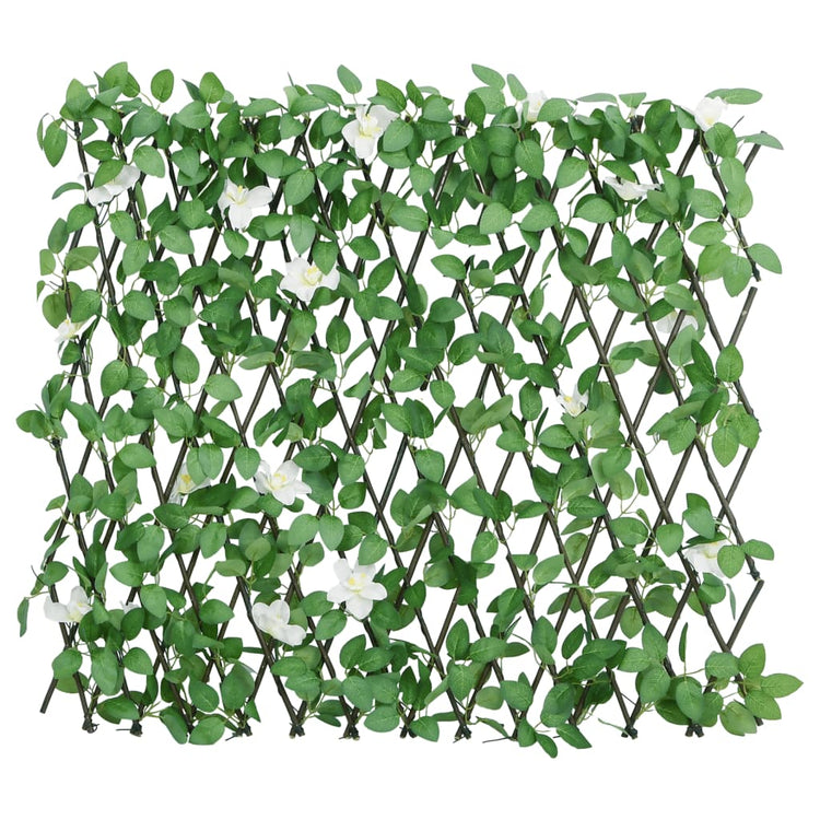 Vidaxl plante artificielle Ivy sur latwerk extraidable 186x30 cm vert