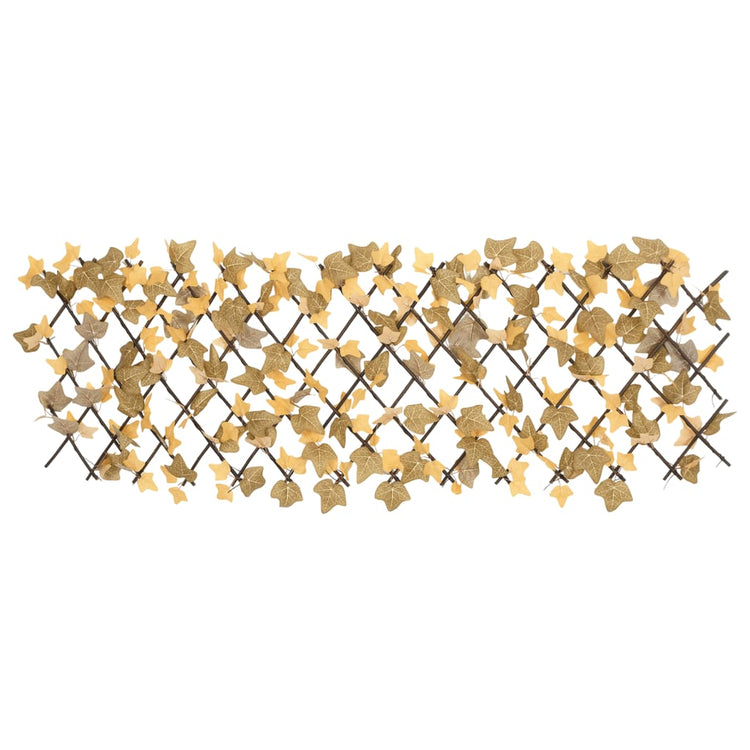 Vidaxl Feuille d'érable de plante artificielle sur la galette extensible 180x60 cm orange