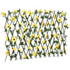 Vidaxl plante artificielle Ivy sur latwerk extraidable 180x60 cm jaune