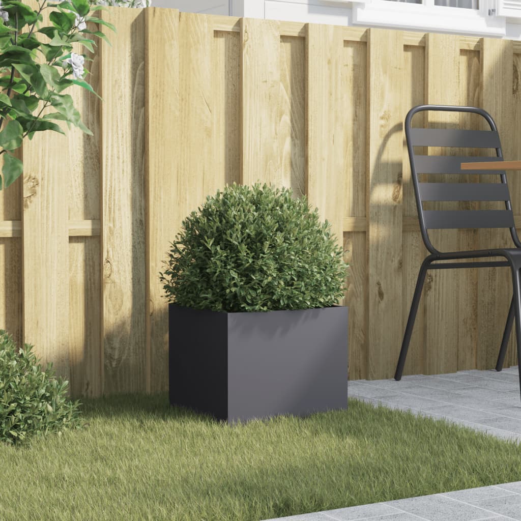 Vidaxl Planning Box 32x30x29 cm anthracite en acier à froid -colore