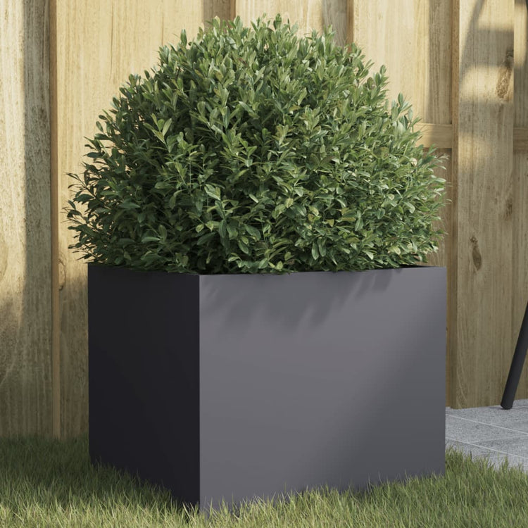 Vidaxl Planning Box 32x30x29 cm anthracite en acier à froid -colore