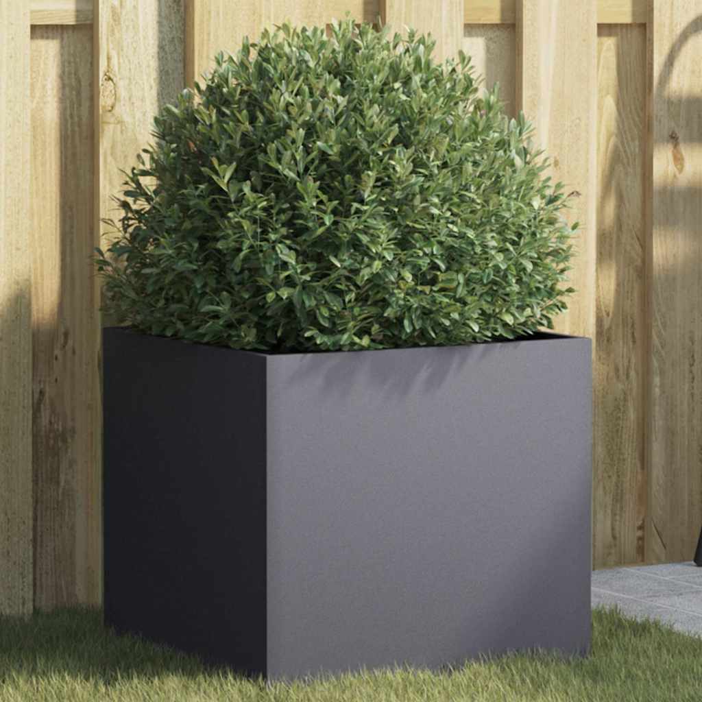 Boîte de planification Vidaxl 42x40x39 cm Anthracite en acier -colore