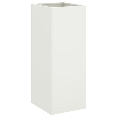 Boîte de planification Vidaxl 32x29x75 cm en acier blanc