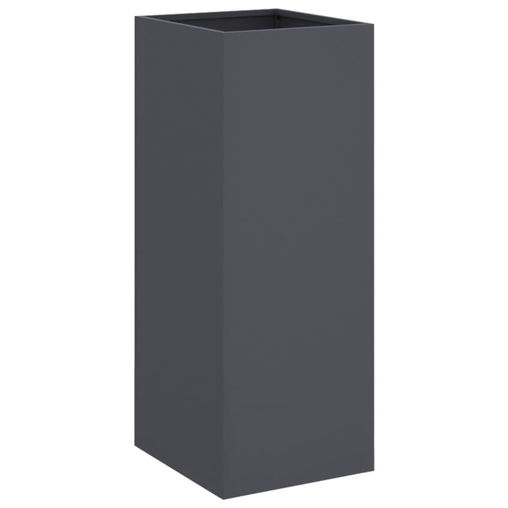 Boîte de planification Vidaxl 32x29x75 cm Anthracite en acier -colore