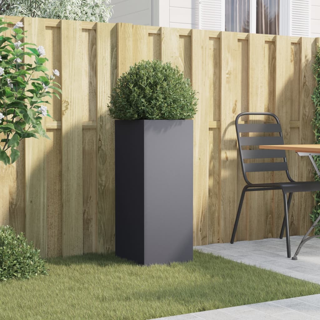 Boîte de planification Vidaxl 32x29x75 cm Anthracite en acier -colore