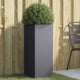 Boîte de planification Vidaxl 32x29x75 cm Anthracite en acier -colore