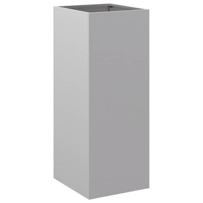 Vidaxl planteur 32x29x75 cm en acier galvanisé de couleur argentée