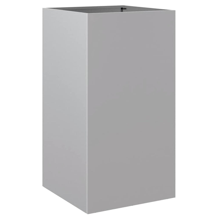 Boîte de planification Vidaxl 42x38x75 cm Couleur en argent en acier galvanisé