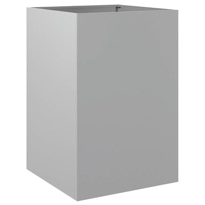 Boîte de planification Vidaxl 52x48x75 cm Couleur en argent en acier galvanisé
