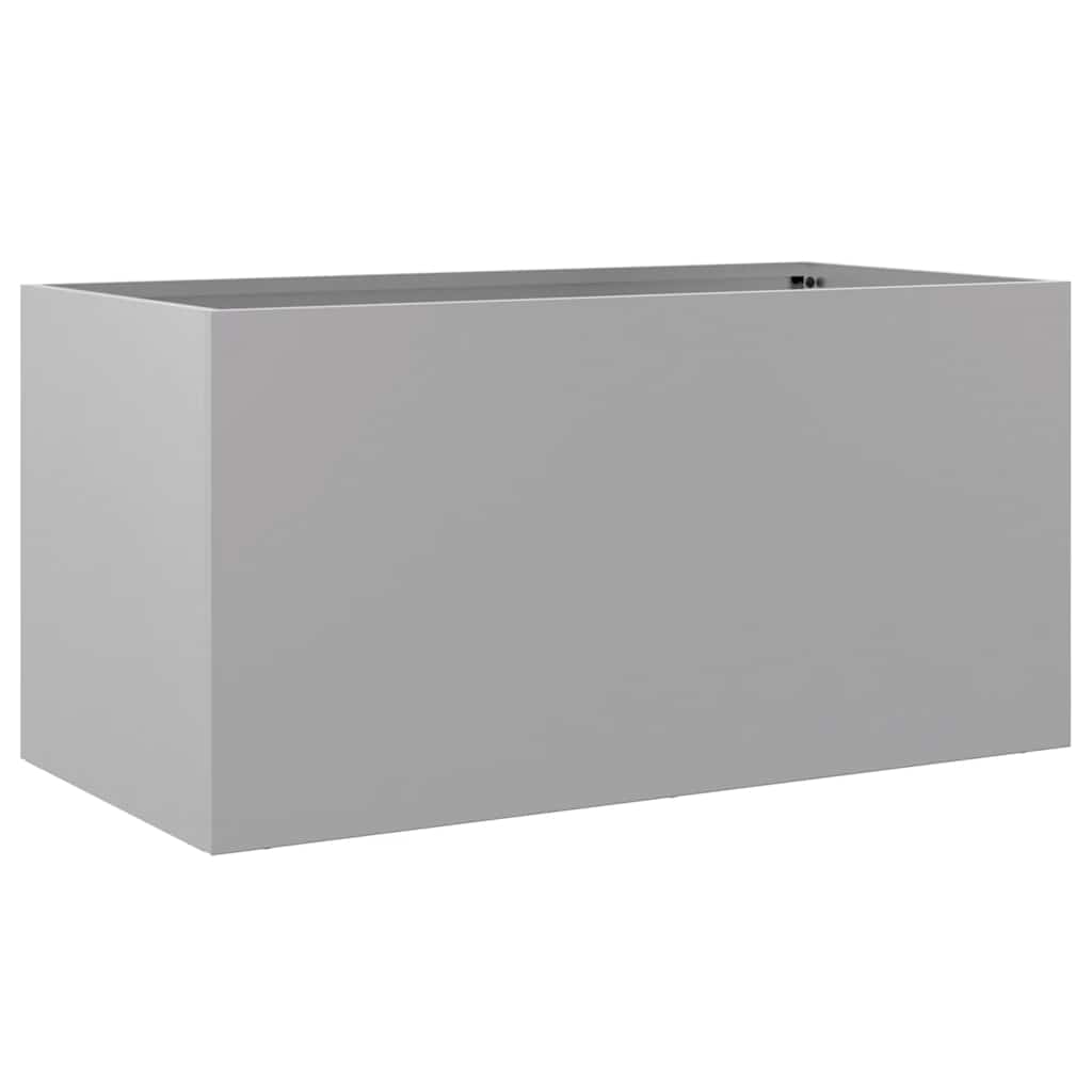 Boîte de planification Vidaxl 62x30x29 cm en acier galvanisé en acier couleur