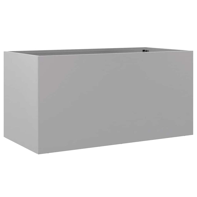 Boîte de planification Vidaxl 62x30x29 cm en acier galvanisé en acier couleur