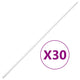 Gouttière de câble vidaxl 30x20 mm 30 m PVC