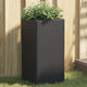 Vidaxx jardinières 2 pcs 30x30x60 cm poly rotin noir