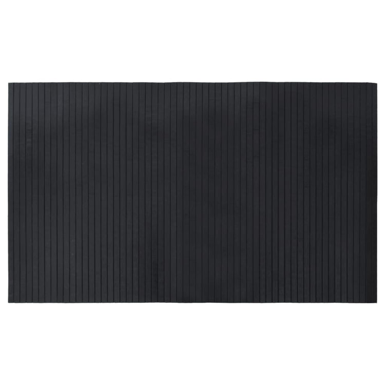 Vidaxx tapis rectangulaire 60x100 cm bambou noir