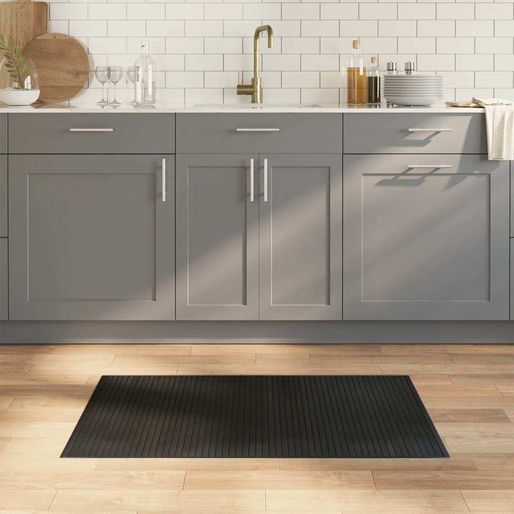 Vidaxx tapis rectangulaire 60x100 cm bambou noir