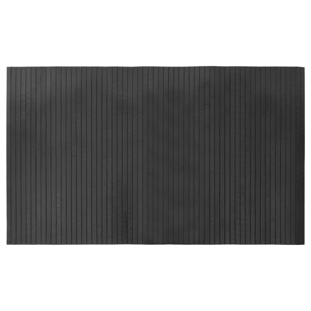 Vidaxx tapis rectangulaire 60x100 cm bambou gris