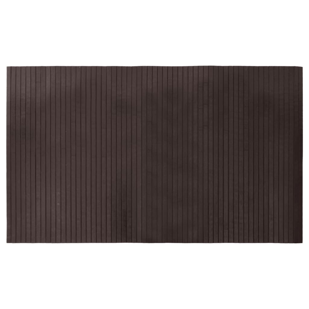 Vidaxx tapis rectangulaire 60x100 cm bambou marron foncé