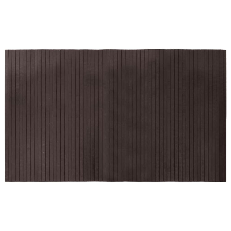 Vidaxx tapis rectangulaire 60x100 cm bambou marron foncé