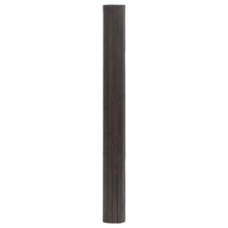 Vidaxx tapis rectangulaire 60x100 cm bambou marron foncé