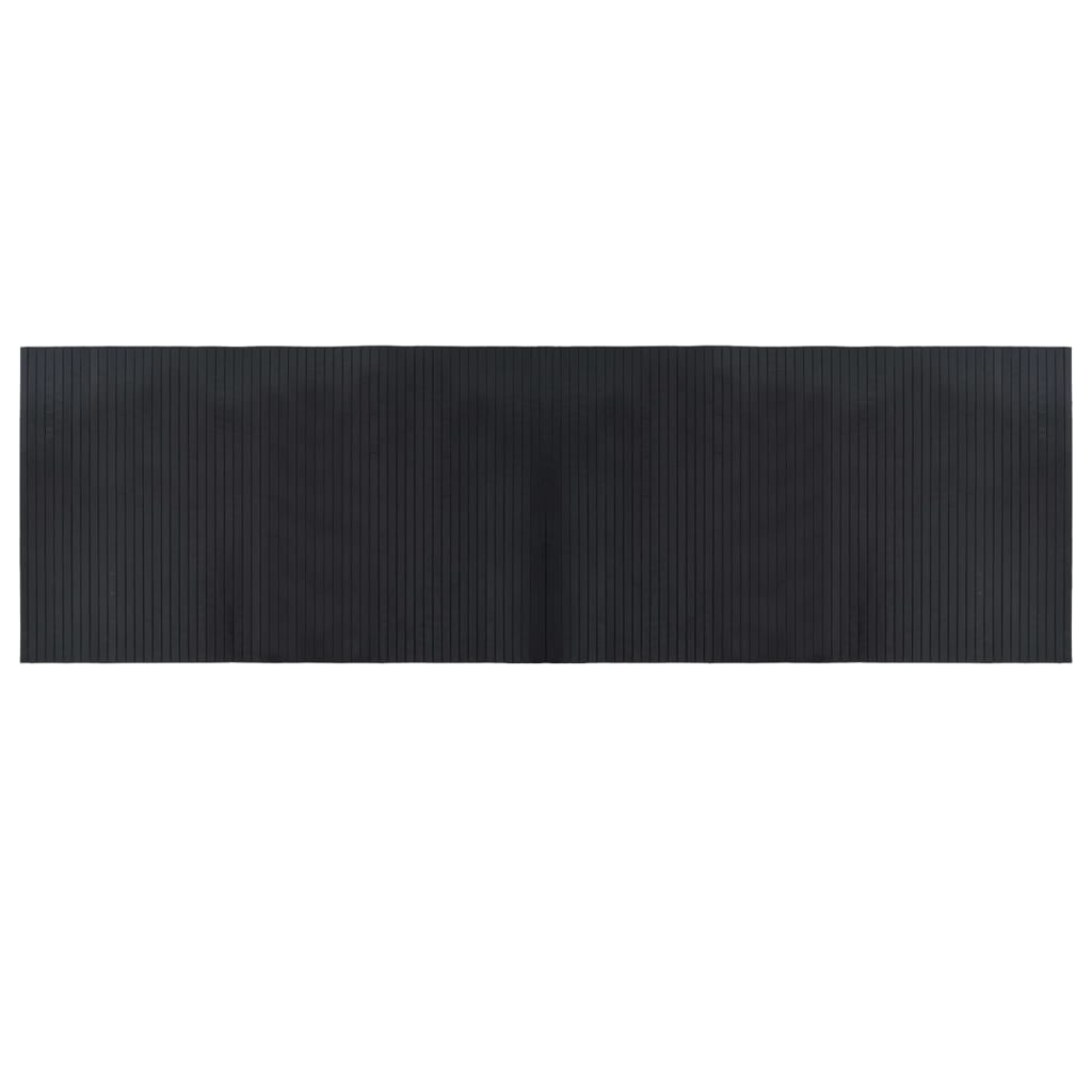 Vidaxx tapis rectangulaire 60x200 cm bambou noir