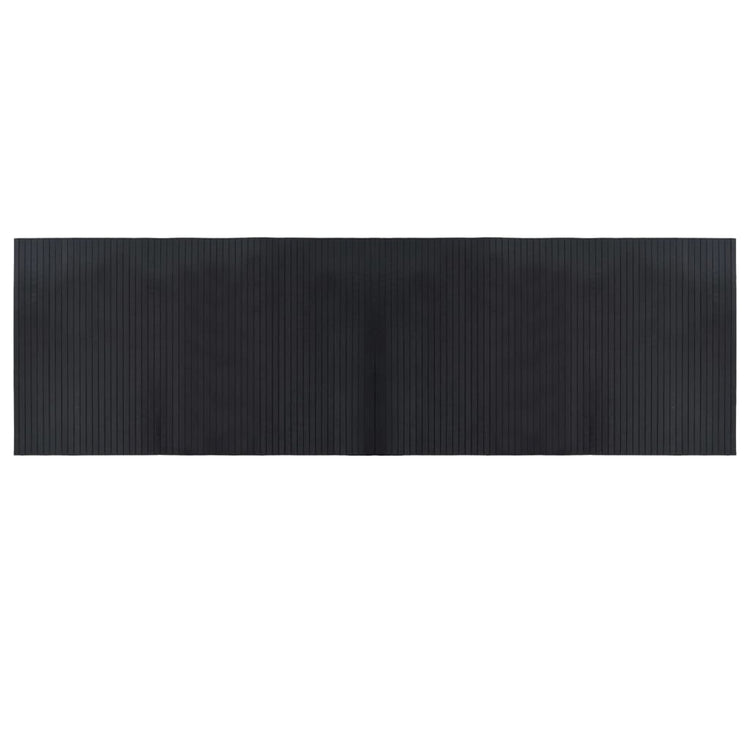 Vidaxx tapis rectangulaire 60x200 cm bambou noir