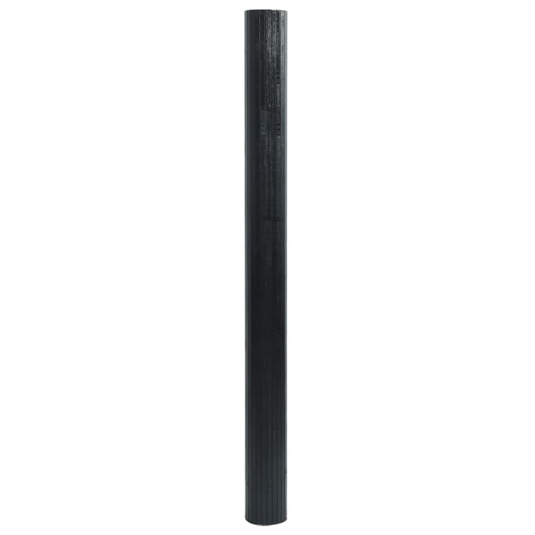 Vidaxx tapis rectangulaire 60x200 cm bambou noir