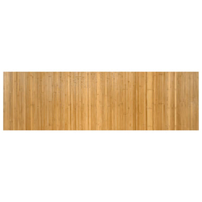 Vidaxx tapis rectangulaire 60x200 cm bambou naturel