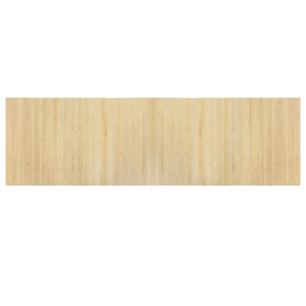 Vidaxx tapis rectangulaire 60x200 cm bambou naturel clair