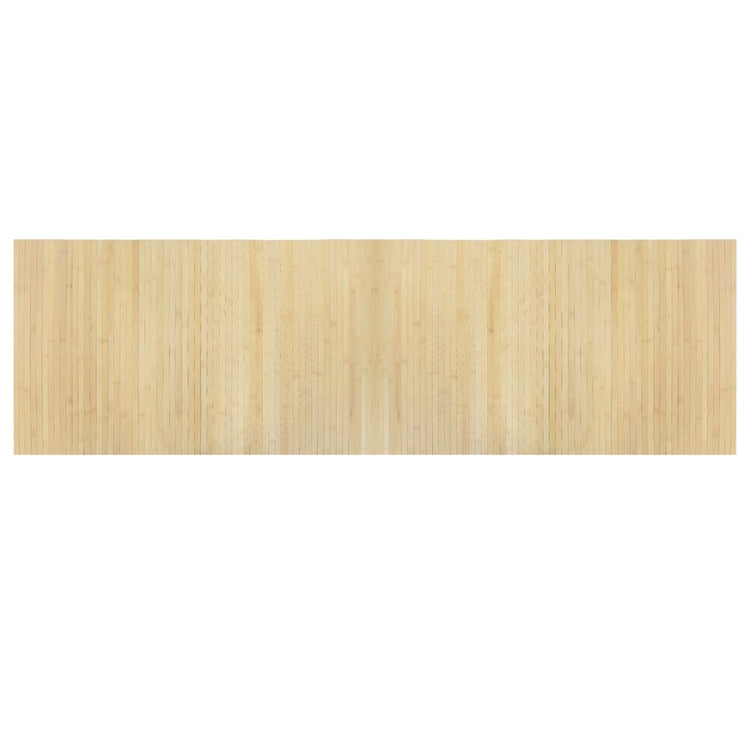 Vidaxx tapis rectangulaire 60x200 cm bambou naturel clair