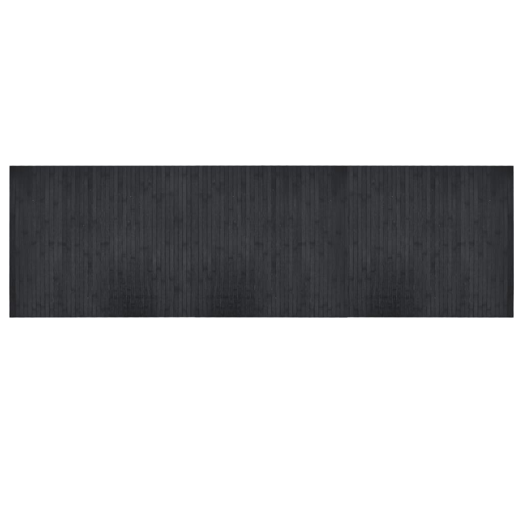 Vidaxx tapis rectangulaire 60x200 cm bambou gris
