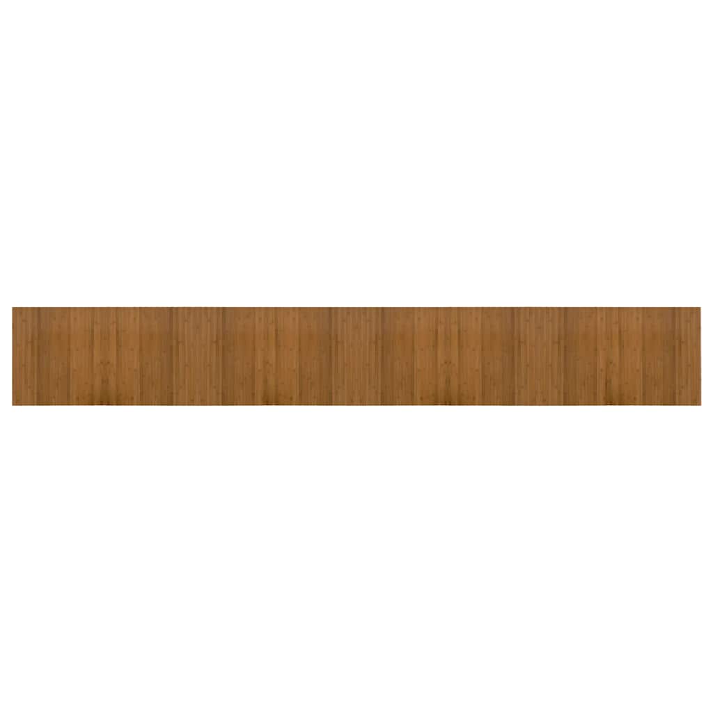 Tapis Vidaxl Rectangulaire 60x400 cm Brun