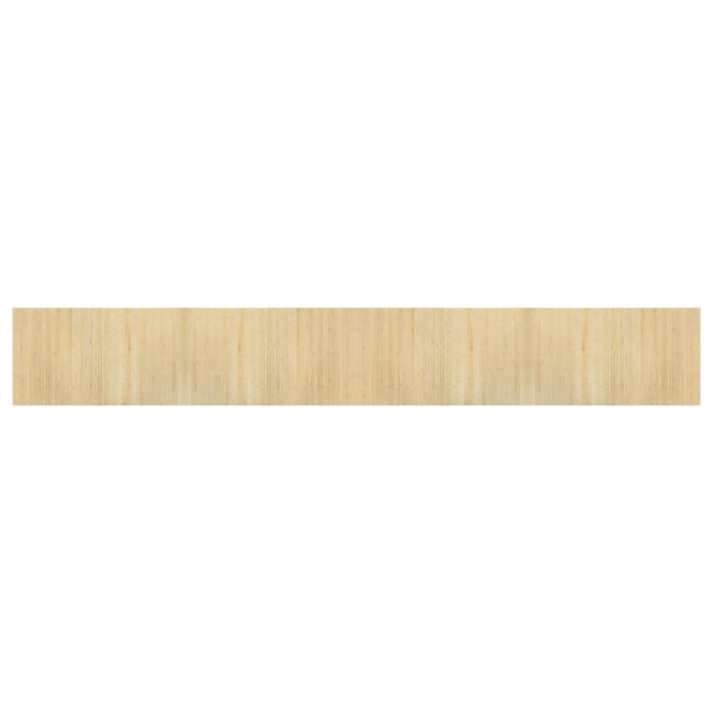 Tapis vidaxl rectangulaire 60x400 cm léger en bambou naturel
